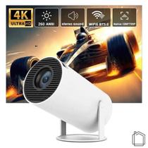 Projetor Portátil 4K Android Full HD Smart WiFi para Cinema em Casa