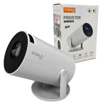 Projetor Portátil 5G WiFi 6 A gold PGTHY300 Bluetooth 5.0 Android 11 4K 720P Full HD Pojeta 130 Original Projetor Portátil 5G WiFi 6 A gold PGTHY300 Bluetooth 5.0 Android 11 4K 720P Full HD Pojeta 130 Original