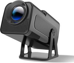 Projetor Portátil Auto Keystone, Projetor Inteligente 4K FHD 1080P Suporte 10000 Lumens com WiFi 6, BT 5.0, Rotação de 180 Graus, Android 11.0 integra