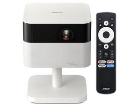 Projetor Portátil com Suporte Ajustável Smart Epson Lifestudio Flex Full HD EF-71W Som Bose Google TV Wi-Fi Branco Pérola
