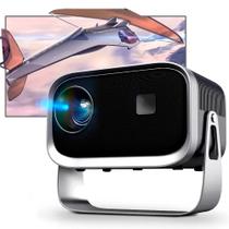 Projetor Portatil Datashow Smart Tv Miracast Pro Aun Preto