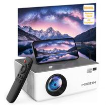 Projetor Portátil HISION Mini - 8000 Lumens e Suporte a 4K (1080P)