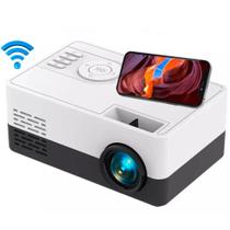 Projetor Portatil Mini Datashow Miracast Led Projector Branco