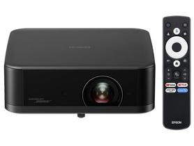 Projetor Portátil Smart Epson Lifestudio Pop Plus 4K PRO-UHD EF-62 Som Bose Google TV Wi-Fi Preto Metálico