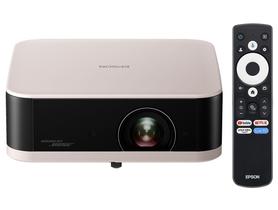 Projetor Portátil Smart Epson Lifestudio™ Pop Full HD EF-61 Som Bose Google TV Wi-Fi Rosado Bege Projetor Portátil Smart Epson Lifestudio™ Pop Full HD EF-61 Som Bose Google TV Wi-Fi Rosado Bege