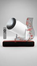 Projetor Portátil Wifi c/ Soundbar Bluetooth