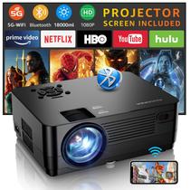 Projetor Roconia Native 1080P 18000LM 300" 5G WiFi Bluetooth