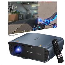 Projetor Smart Caiwei S7 2000 ANSI Lumens Com Android 14 Bluetooth 5.4 Wifi 5g Para Jogos
