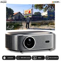 Projetor Smart Everycom HQ11W 3600 ANSI Lumens Android 15 Bluetooth Ótica Selada