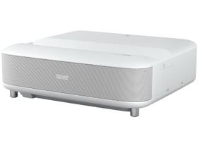 Projetor Smart Laser Epson EpiqVision Ultra LS650 4K 3600 Lumens 3LCD Wi-Fi e Bluetooth USB HDMI Branco