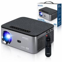 Projetor Smart Multimídia Android 5G 4K Laser Wi-Fi Exbom Preto