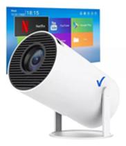 Projetor Smart Portátil auto ajustável, nova geração Wifi Bluetooth 130'' polegadas Android