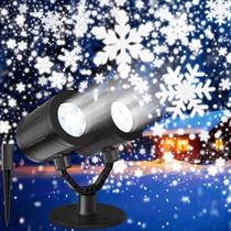 Projetor Snowflake Light Lurious 2025 atualizado de cabeça dupla Projetor Snowflake Light Lurious 2025 atualizado de cabeça dupla