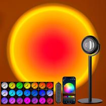 Projetor Sunset atualizado Lamp Neroupe RGB+W LED USB