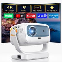Projetor Suporte DANCIEYA Auto Focus 500 ANSI 4K com Bluetooth Wifi