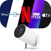 Projetor Ultra HD Portátil Conexão Fácil e Rápida