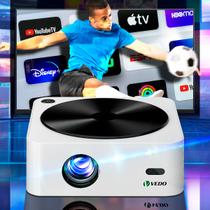 Projetor Vedo 4K LED Portátil Wi-Fi Bluetooth 12000 Lúmens