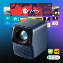 Projetor Wanbo T2 Max Smart Android Nova Versão 450 Ansi Fullhd 4k Bluetooth Wifi Led lcd Bivolt