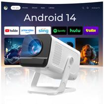 Projetor WEMI Mini Portátil 1080P 4K WiFi Android 14 Projetor WEMI Mini Portátil 1080P 4K WiFi Android 14