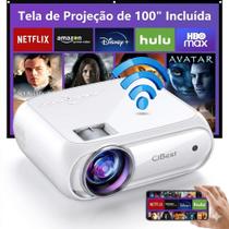 Projetor WiFi nativo 1080p 8500L FUNTUSPIC-Ci Melhor mini projetor 9500:1 - Ótimo Copa do Mundo Projetor WiFi nativo 1080p 8500L FUNTUSPIC-Ci Melhor mini projetor 9500:1 - Ótimo Copa do Mundo