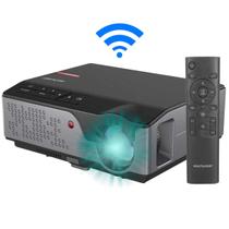 Projetor Wifi Smart Screen Multilaser PJ004 4500 Lúmens HDMI USB VGA com Controle Remoto