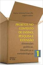Projetos no contexto de ensino, pesquisa e extensão - vol. 1