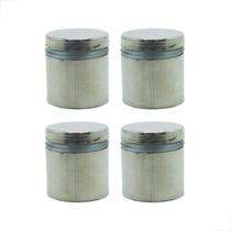 Prolongador Aço Inox 304 25x25mm Fixação e Suporte Kit 4 Un