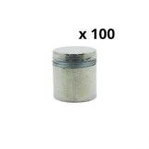 Prolongador Aço Inox 304 25x25mm Fixação Suporte Kit 100 Un