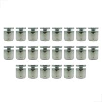 Prolongador Aço Inox 304 Regulagem Guarda Corpo Vidro 22Uni