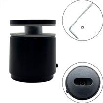 Prolongador Aço Inox 304 Regulagem Guarda-Corpo Vidro Preto Prolongador Aço Inox 304 Regulagem Guarda-Corpo Vidro Preto