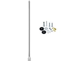 Prolongador Alongador Inox 60cm Com Base Fixação + Parafusos Anti-Furto