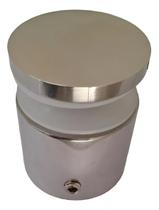 Prolongador Botton Inox 304 Vidro Guarda Corpo 30x40mm cromado 2un