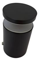 Prolongador Botton Inox 304 Vidro Guarda Corpo 50x40mm preto 2un