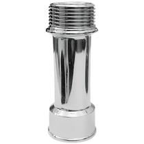 Prolongador De Torneira Parede Mesa Pia Extensão Alongador Longa 7 Cm 100% Em Metal Cromado Polido 3/4" Polegadas Iguatemi