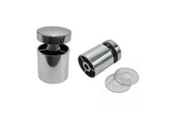 Prolongador Espaçador De Alumínio Zamac Cromado P/vidro 25 X 15 mm