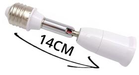 Prolongador Extensor Adaptador Bocal Lâmpada E27 - 140mm - JLIGHT