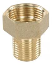 Prolongador Extensor Aumento Torneira Chuveiro Latão 1/2x3,5