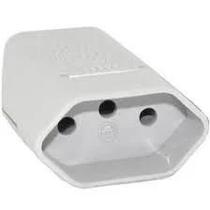 Prolongador Femea Cinza 2P+T 10A Modelo: 39009 - Mec Prolongador Femea Cinza 2P+T 10A Modelo: 39009 - Mec