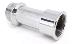 Prolongador Médio Aumento 3/4 Metal Cromado Torneira Filtro
