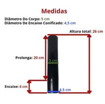 Prolongador Para Aumentar Sua Cadeira Até 25 Cm Preto Prolongador Para Aumentar Sua Cadeira Até 25 Cm Preto