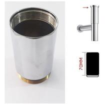 Prolongador Tubo Entrada Sifão 4504106 7cm Cromado - Deca Prolongador Tubo Entrada Sifão 4504106 7cm Cromado - Deca