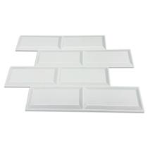 Promo 6 Placas 3d Pvc Azulejo De Metrô CORES Brilho - Promo 6 Placas 3d Pvc Azulejo De Metrô CORES Brilho -