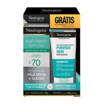 Promo Neutrogena Sun Fresh Facial SPF 70 40g + Purified Skin 60g Promo Neutrogena Sun Fresh Facial SPF 70 40g + Purified Skin 60g