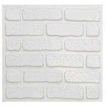 PROMO PLACA 3D - 50x50 cm DECORATIVA MODELO TIJOLO RUSTICO
