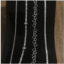 Promoção 4 Pulseiras Fem.prata 925 Coração Baiano Bola