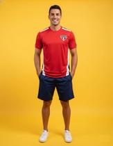 Promoção Camisa Camiseta São Paulo Johan SPFC Escudo Bordado Oficial Licenciado SPR