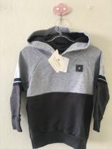 Promoção Colorita blusa moletom com capuz forrado tamanho 1