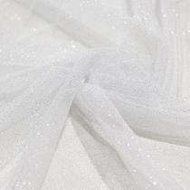 Promoção Tecido Tule com Brilho 1,5M Largura Tule Glitter - 50cm