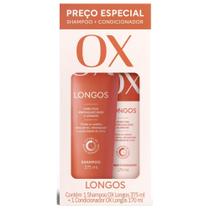 Promopack OX Longos Shampoo + Condicionador 375+170ml - OX COSMÉTICOS