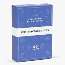 Prompt Card Deck Self Discovery 50 Personal Growth com caixa